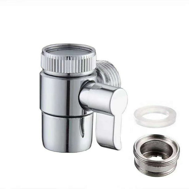 Details about   Faucet Valve Diverter Sink Valve Water Tap Faucet Splitter Adapter M24 Home